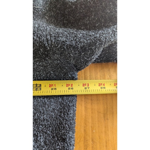 Nike Women's Gray Marl Textured Cowl Neck Pullover Sweatshirt Size L - Picture 4 of 7